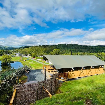 Mountain View Safari Tent With Hot Tub In The Heart Of Snowdonia ดอลเกซเซย์ ภายนอก รูปภาพ