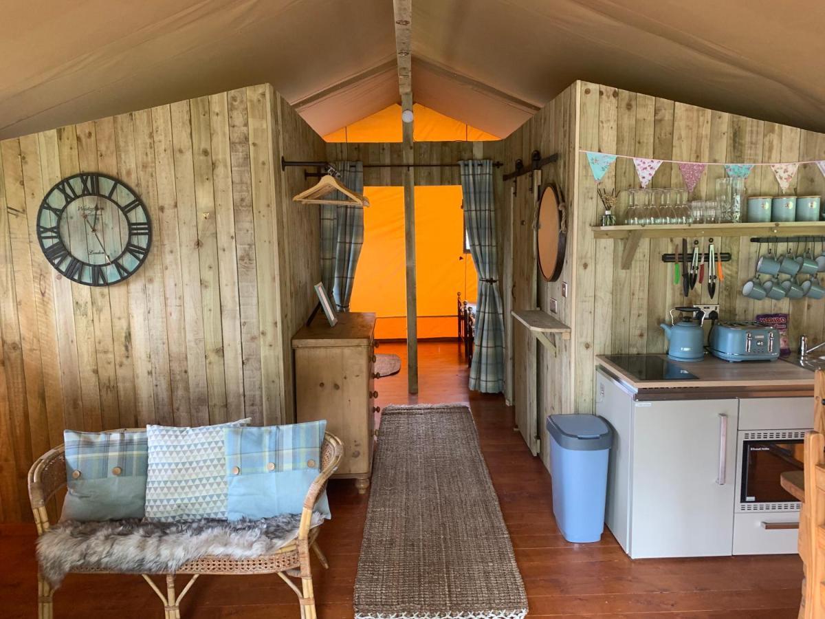 Mountain View Safari Tent With Hot Tub In The Heart Of Snowdonia ดอลเกซเซย์ ภายนอก รูปภาพ