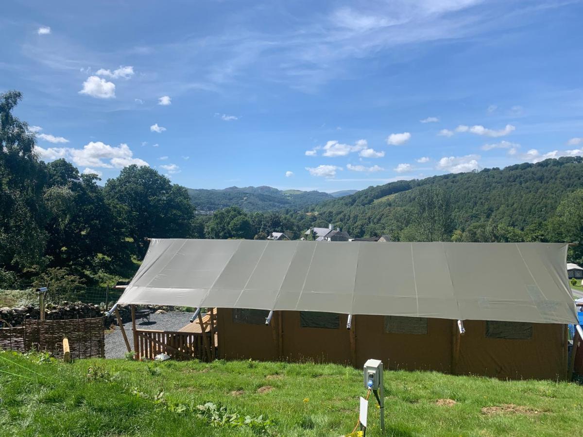 Mountain View Safari Tent With Hot Tub In The Heart Of Snowdonia ดอลเกซเซย์ ภายนอก รูปภาพ