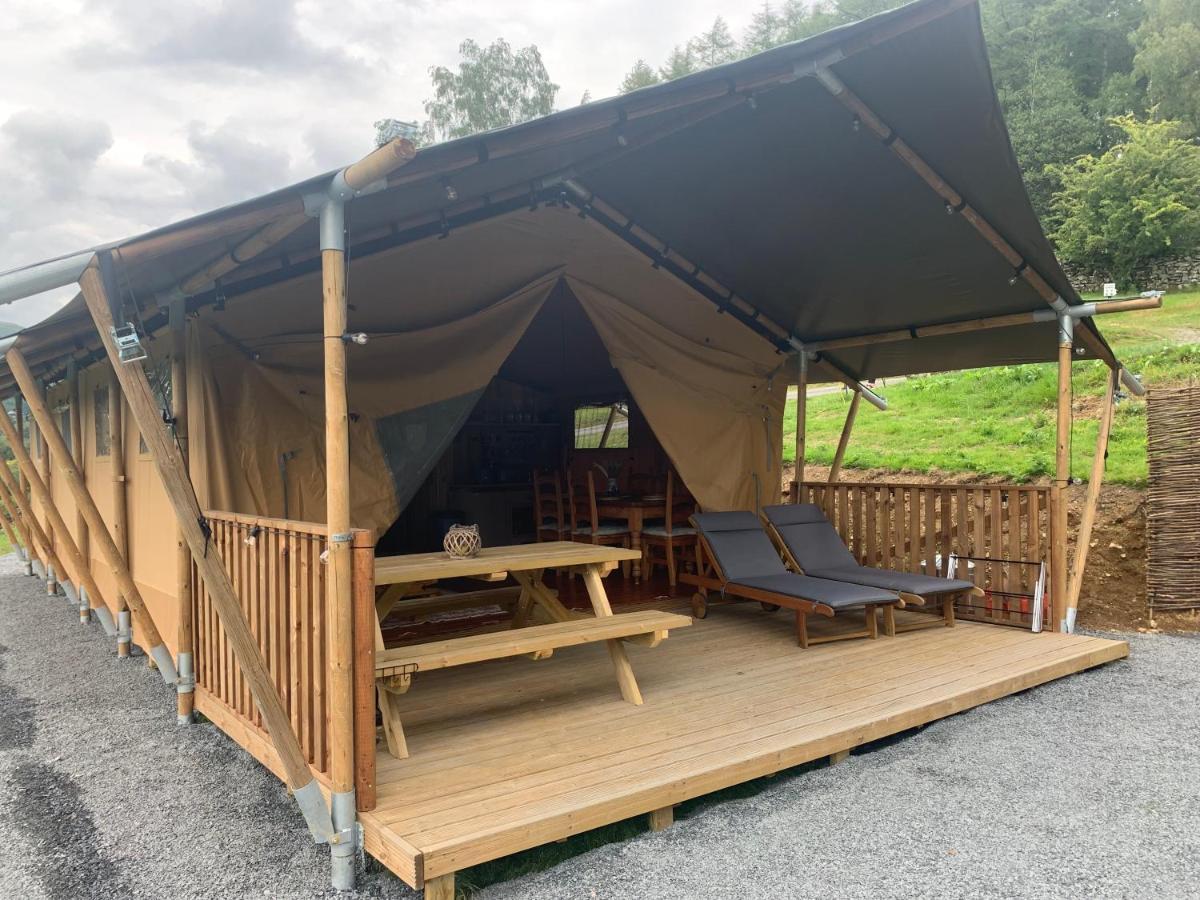 Mountain View Safari Tent With Hot Tub In The Heart Of Snowdonia ดอลเกซเซย์ ภายนอก รูปภาพ
