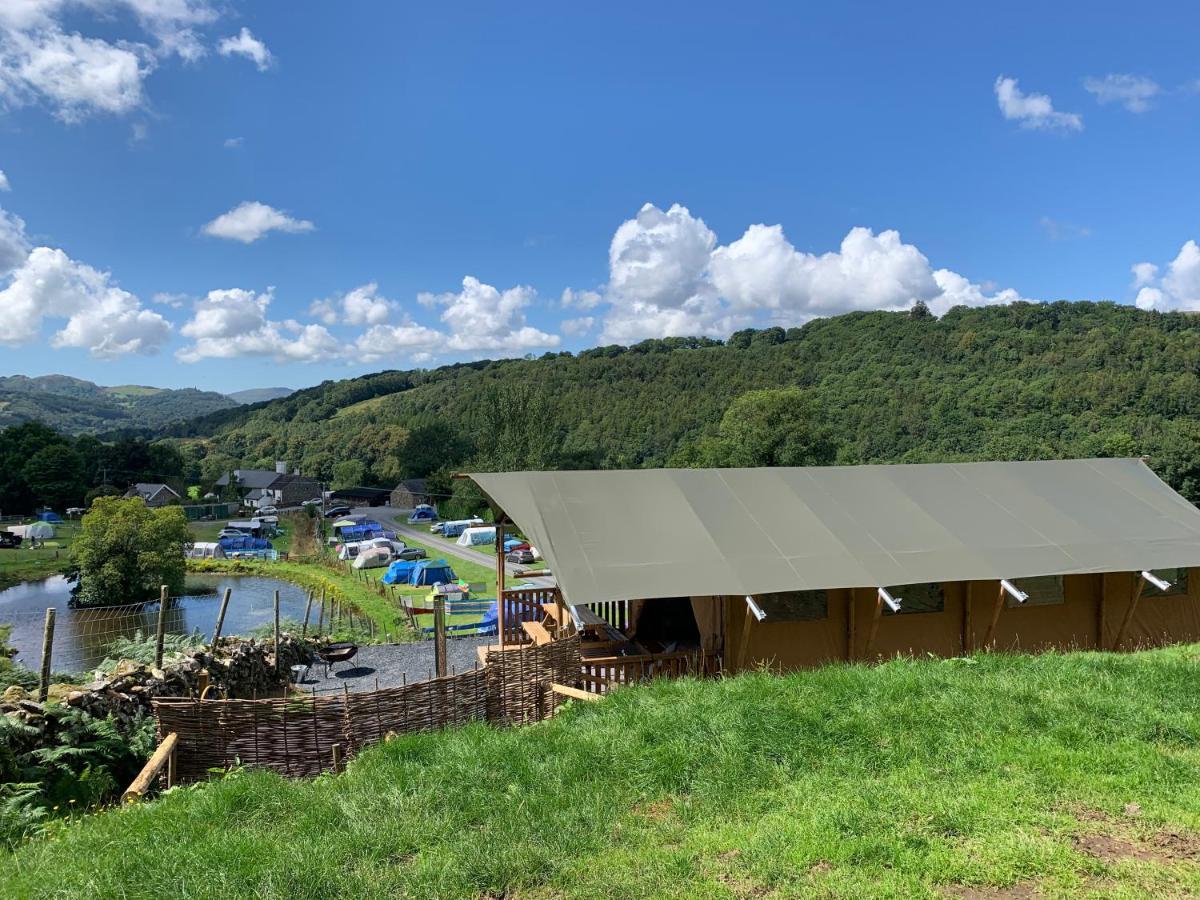 Mountain View Safari Tent With Hot Tub In The Heart Of Snowdonia ดอลเกซเซย์ ภายนอก รูปภาพ