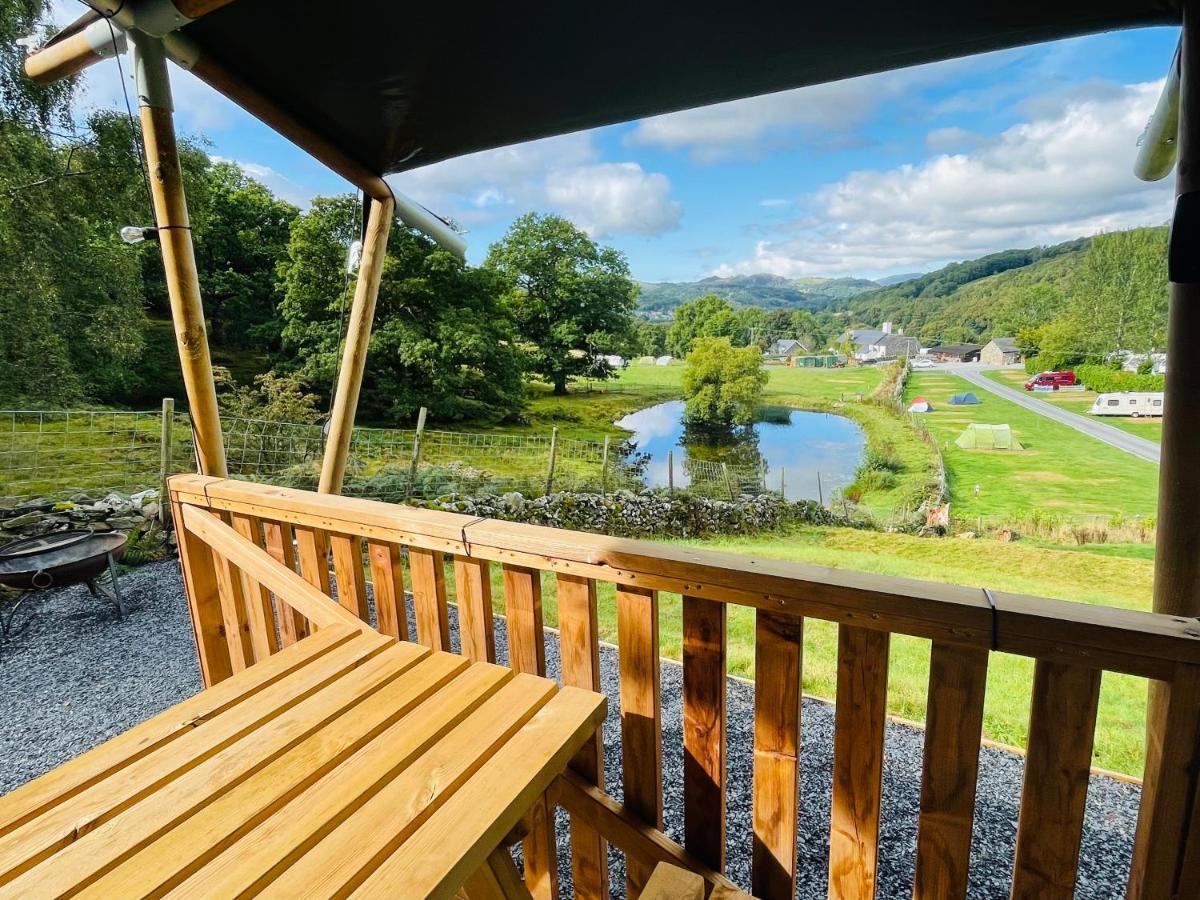 Mountain View Safari Tent With Hot Tub In The Heart Of Snowdonia ดอลเกซเซย์ ภายนอก รูปภาพ