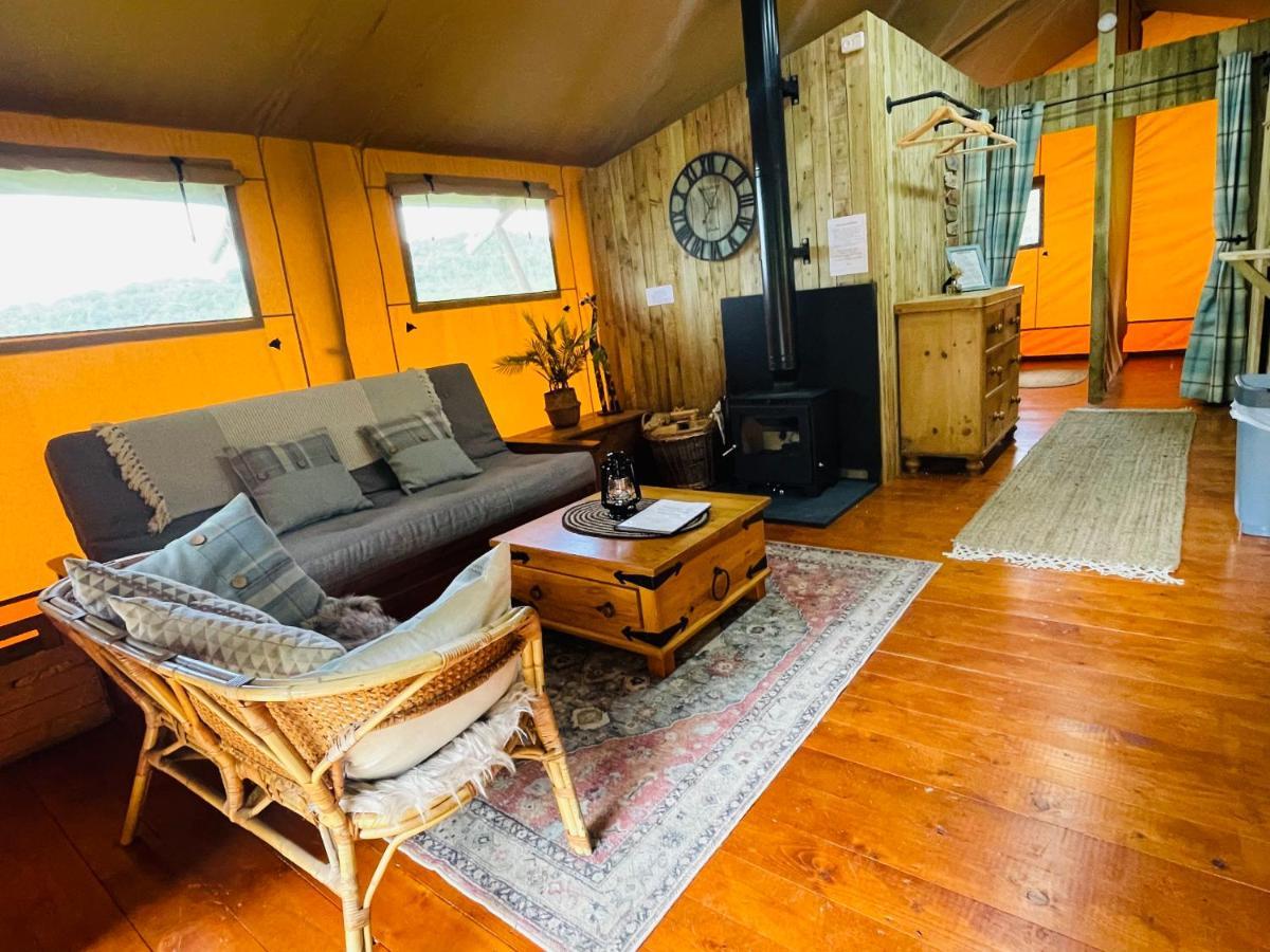Mountain View Safari Tent With Hot Tub In The Heart Of Snowdonia ดอลเกซเซย์ ภายนอก รูปภาพ
